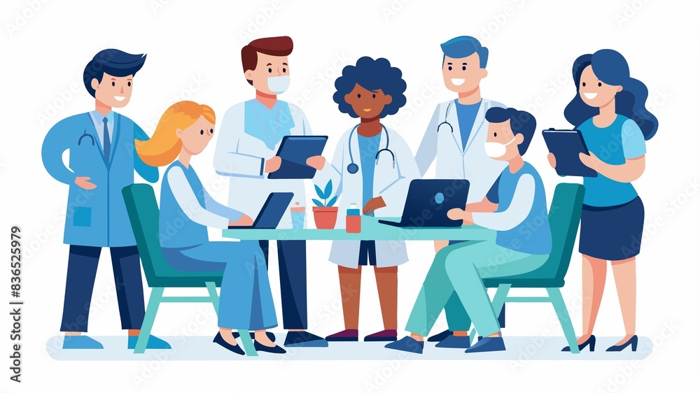 Optimizing well-being is the goal! This image showcases a doctor and patient in a modern clinic, partnering to create the best treatment plan. Optimizing well-being is the goal! This image showcases a doctor and patient in a modern clinic, partnering to create the best treatment plan.