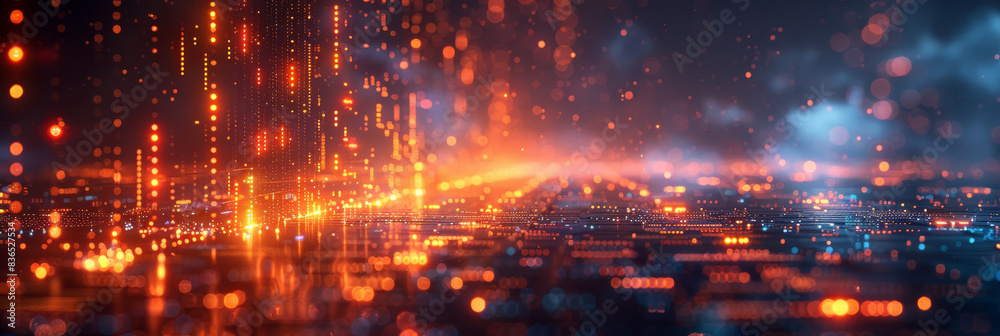 Digital background for tech, AI, neural networks, data, audio, graphics Digital background for tech, AI, neural networks, data, audio, graphics