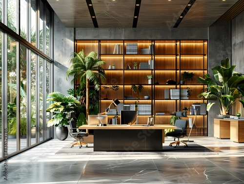 Modern German-Style Office Prioritizing Employee Well-being