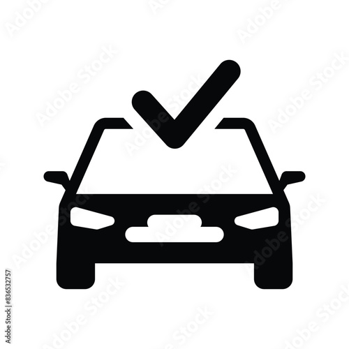 Car checkmark icon