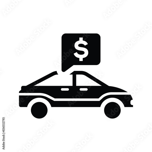 Car loan service icon