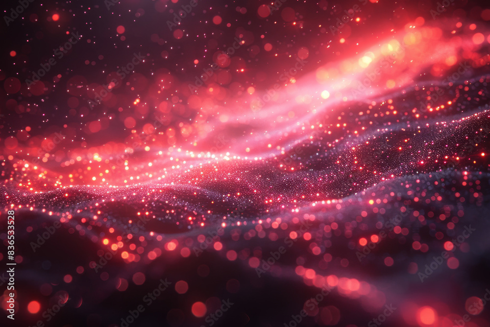 Obraz premium Digital background for tech, AI, neural networks, data, audio, graphics