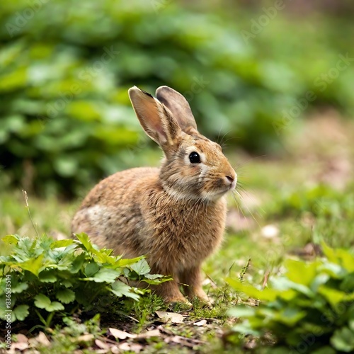 rabbit in the grass © JOSEPH