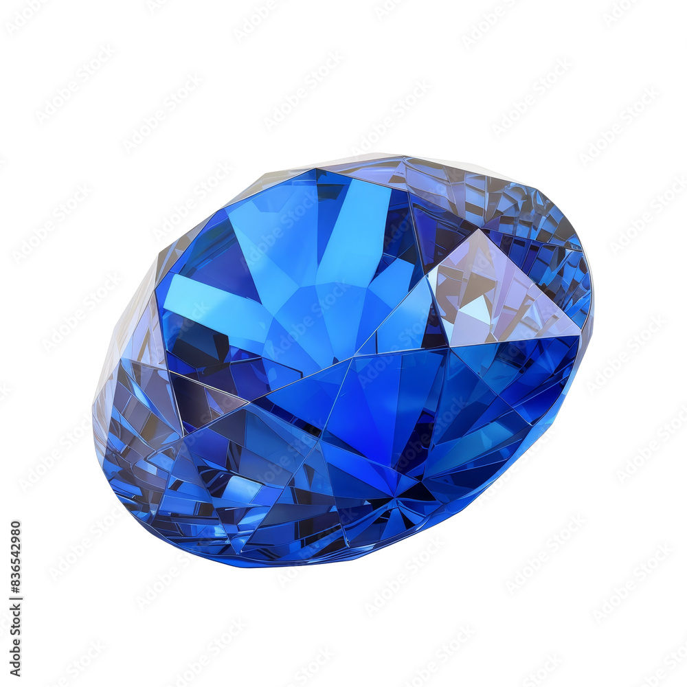 Close-up of a beautiful blue oval gemstone with intricate facets, perfect for jewelry design and gem enthusiasts. Close-up of a beautiful blue oval gemstone with intricate facets, perfect for jewelry design and gem enthusiasts.