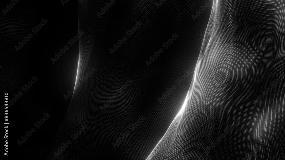 Abstract white Shiny Optical Blurry Focus Slanting Wavy Dotted Lines And Horizontal Twisted Lines With Light Flare And Glitter Dust Background, Seamless Loop Abstract white Shiny Optical Blurry Focus Slanting Wavy Dotted Lines And Horizontal Twisted Lines With Light Flare And Glitter Dust Background, Seamless Loop