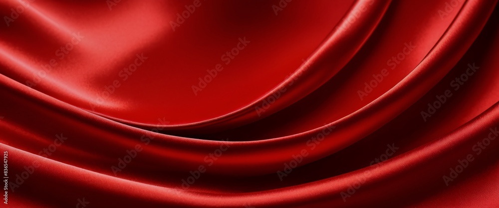 Vibrant Red Satin Background Vibrant Red Satin Background