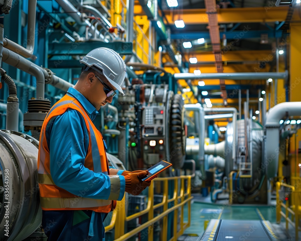 Illustration of Using historical and real-time data to predict equipment failures and schedule proactive maintenance. Ai Generate. Illustration of Using historical and real-time data to predict equipment failures and schedule proactive maintenance. Ai Generate.