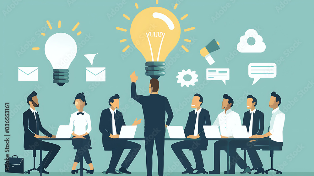 New business presentation Business growth of thinkers and innovators to sell business performance New business presentation Business growth of thinkers and innovators to sell business performance