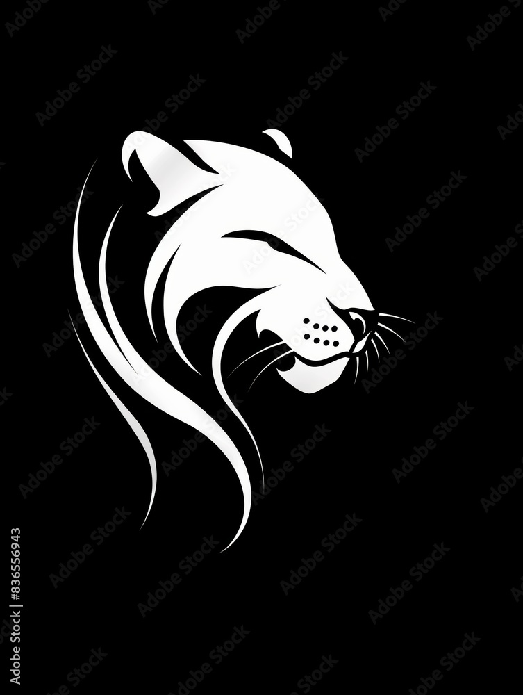 The logo of the head of a Jaguar, a Leopard. Wild cat emblem design. Vector illustration. The logo of the head of a Jaguar, a Leopard. Wild cat emblem design. Vector illustration.