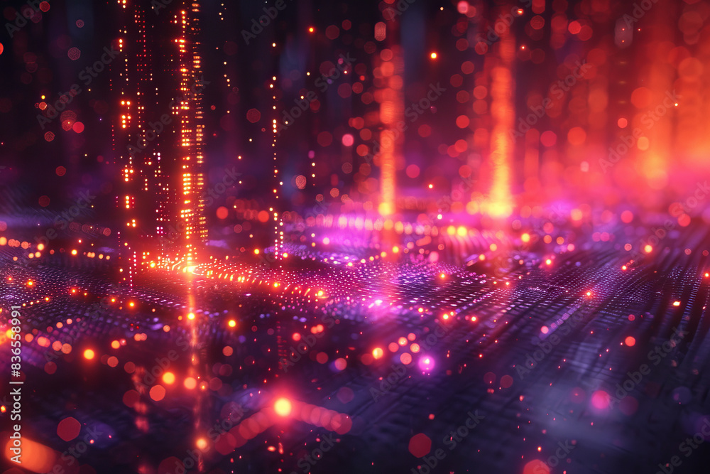 Digital background for tech, AI, neural networks, data, audio, graphics Digital background for tech, AI, neural networks, data, audio, graphics