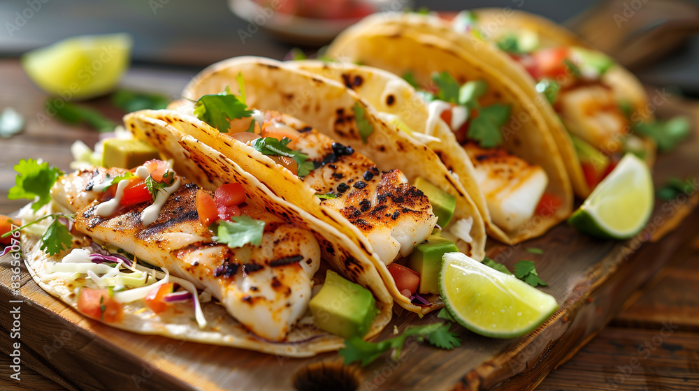 Grilled Mahi-Mahi Tacos with Chipotle Crema Grilled Mahi-Mahi Tacos with Chipotle Crema