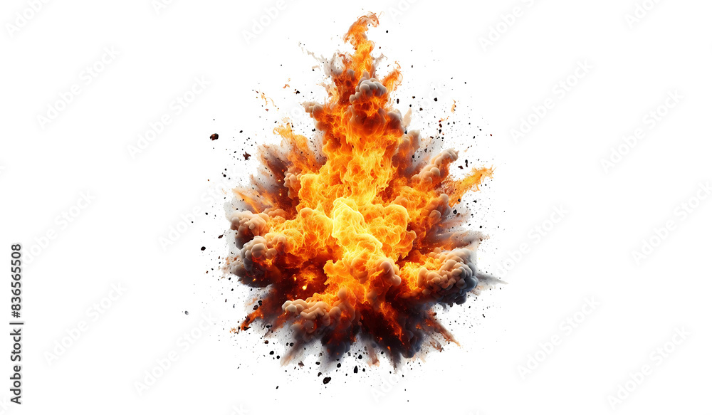 explosion of fire png transparan background,bomb explotion,ai generative explosion of fire png transparan background,bomb explotion,ai generative