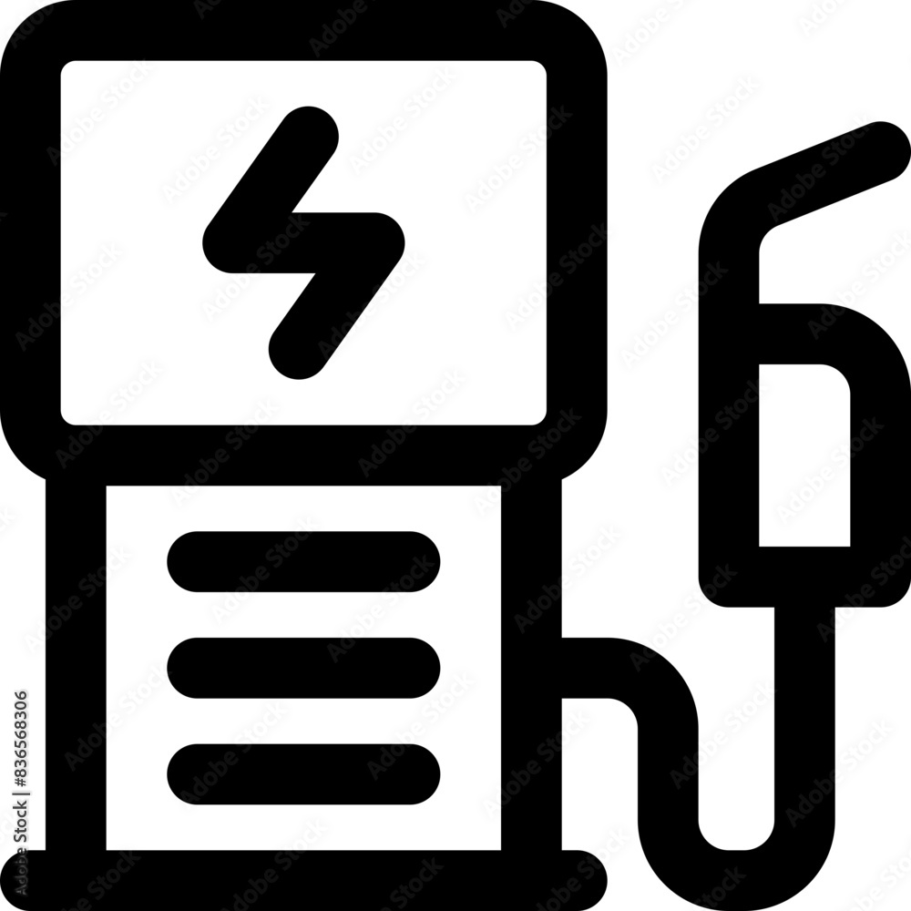 charger station icon. vector line icon for your website, mobile, presentation, and logo design. charger station icon. vector line icon for your website, mobile, presentation, and logo design.
