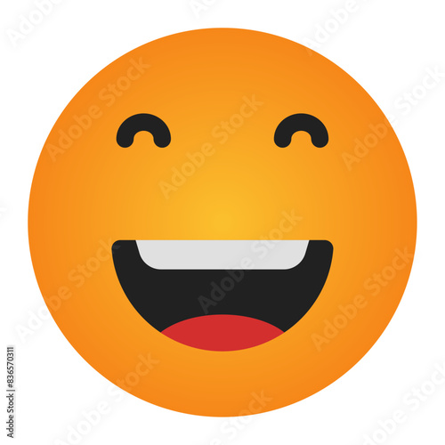 happy face expression icon 