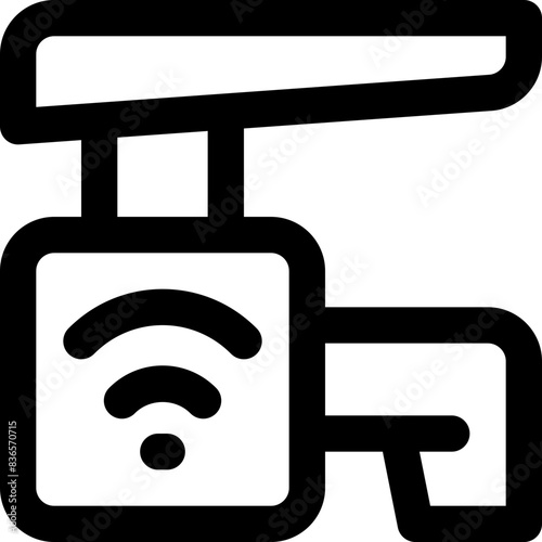 faucet icon. vector line icon for your website, mobile, presentation, and logo design.