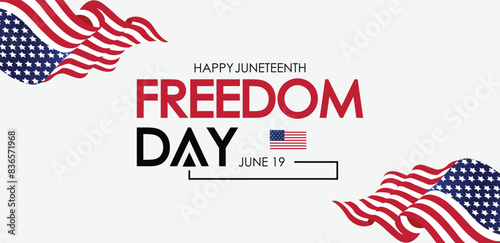 Juneteenth Freedom Celebration Vector Artwork to Honor the Historic Day