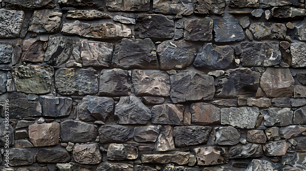 Ancient stone wall from an 18th-century castle or fortress, cracked bricks in close-up, featuring weathered Ancient stone wall from an 18th-century castle or fortress, cracked bricks in close-up, featuring weathered