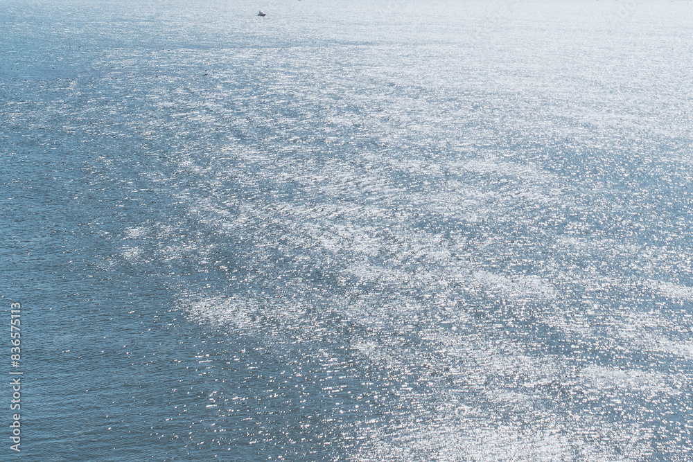 Obraz premium 輝く白波