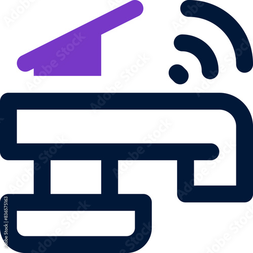 faucet icon. vector dual tone icon for your website, mobile, presentation, and logo design.