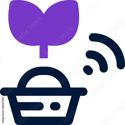 smart farm icon. vector dual tone icon for your website, mobile, presentation, and logo design.