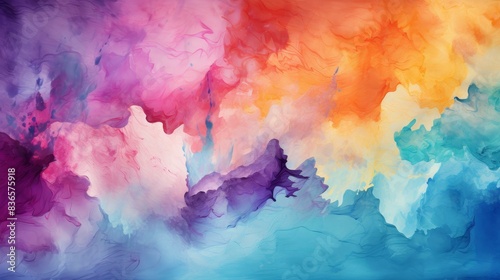 Abstract acid wash background with vivid colors and rough texture, in high resolution. photo