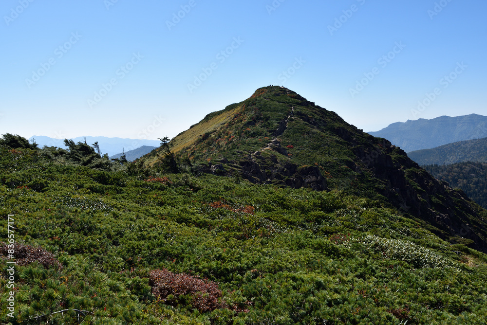 Fototapeta premium Mount. Shibutsu, Oze, Gunma, Japan
