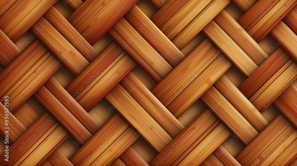 Detailed bamboo weave texture illustration in natural colors with high definition quality. Detailed bamboo weave texture illustration in natural colors with high definition quality.