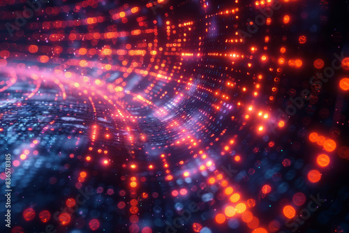 Wallpaper Mural Digital background for tech, AI, neural networks, data, audio, graphics Torontodigital.ca