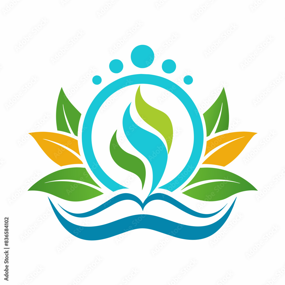 Naklejka premium TranquilTouch: Logo Design for Spa 