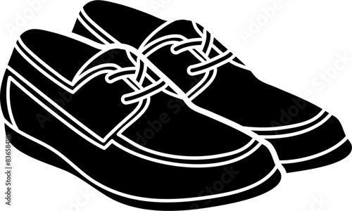 boat loafers vector illustration