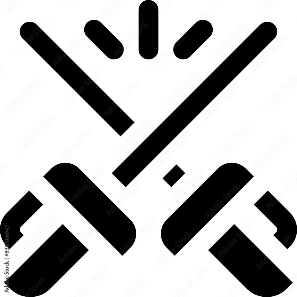 fence sword icon. vector glyph icon for your website, mobile, presentation, and logo design. fence sword icon. vector glyph icon for your website, mobile, presentation, and logo design.