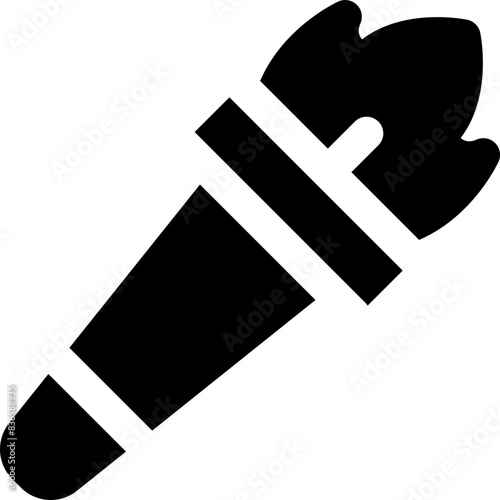 torch icon. vector glyph icon for your website, mobile, presentation, and logo design.