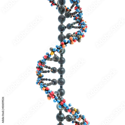 Photo of DNA Data Storage ,isolated on transparent background