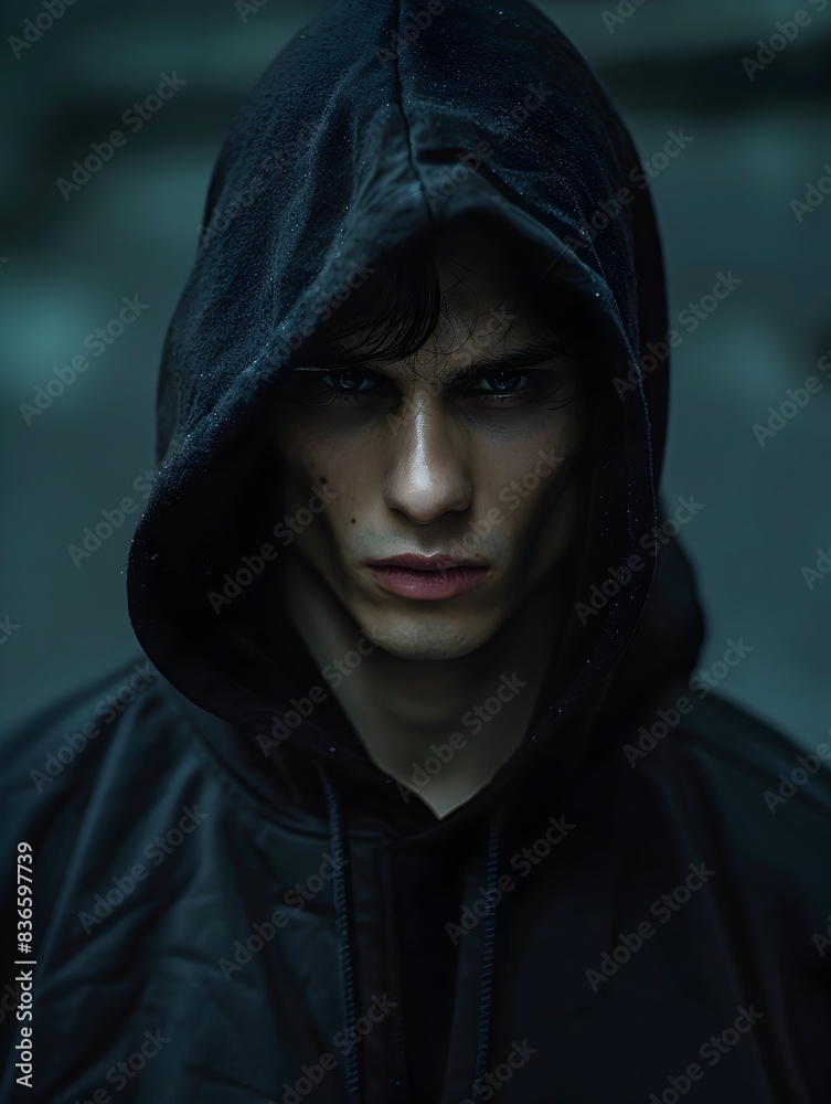 Focused Hacker Protecting Data and System from Cyber Threats Focused Hacker Protecting Data and System from Cyber Threats