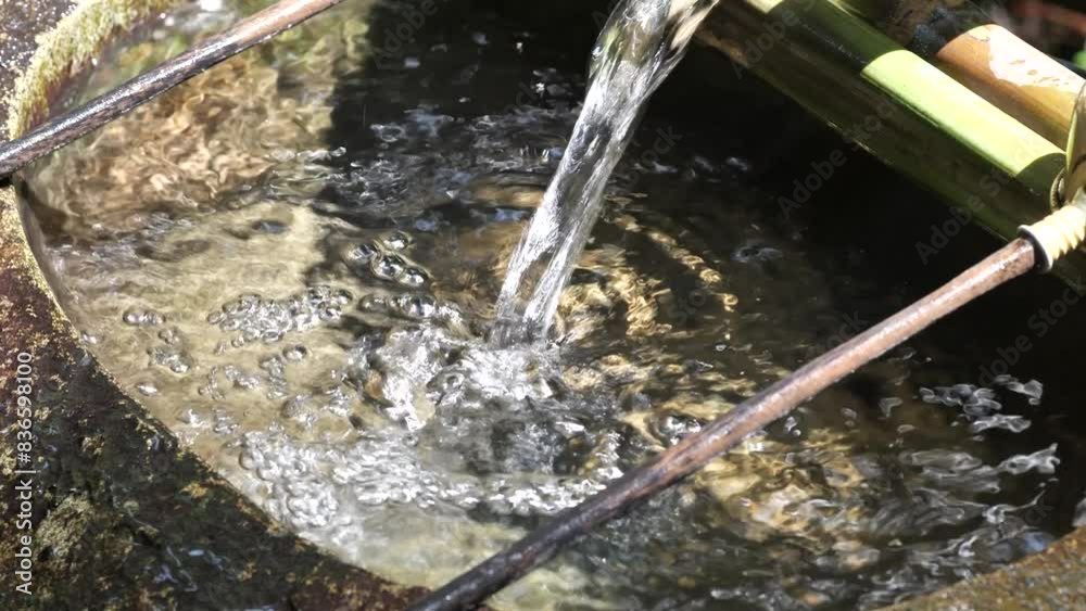 女人高野室生寺の手水舎