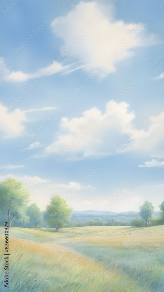 Obraz premium blue sky in summer