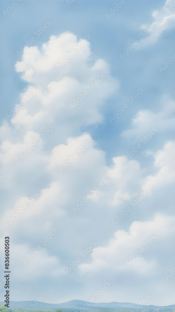 Fototapeta premium blue sky in summer