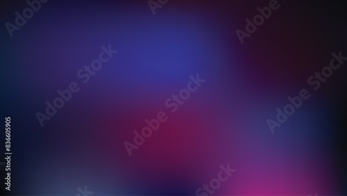 Luxury Dark Blue Abstract gradient background with copy space, modern blurred background banner design