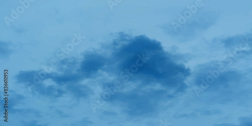 Blue sky with clouds air cloudscape. 