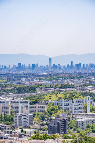 Urban landscape of Osaka