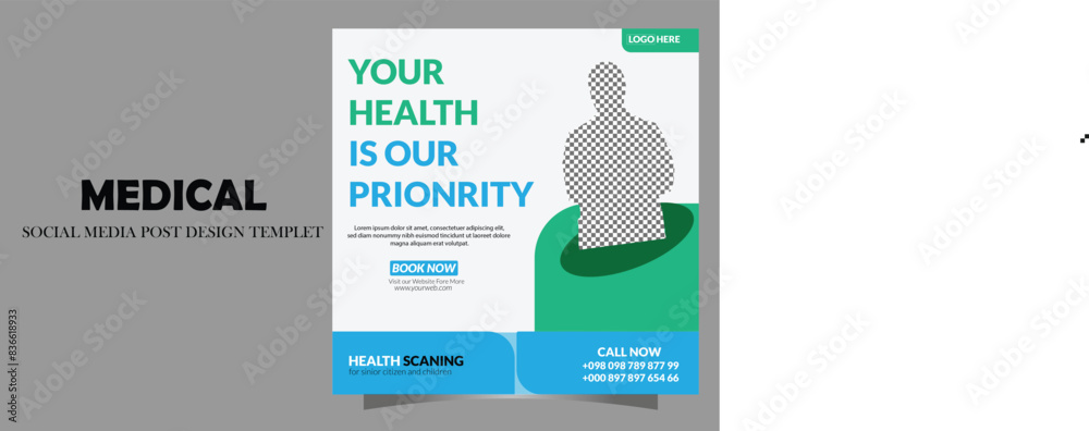 MEDICAL SOCIAL MEDIA POST DESIGN TEMPLET MEDICAL SOCIAL MEDIA POST DESIGN TEMPLET