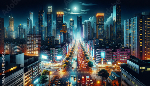 Wallpaper Mural 都会の夜景 Torontodigital.ca