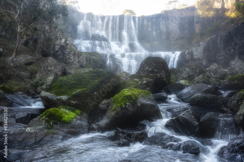 Ebor Falls in New South Wales  Guy Fawkes River National Park  New South Wales  Australia