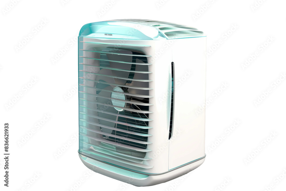 Energy-Efficient Air Cooler Isolated on Transparent Background