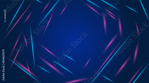 Abstract blue purple modern technology background. Vector illustration