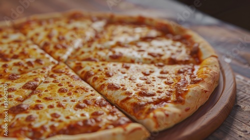 delicious cheese pizza