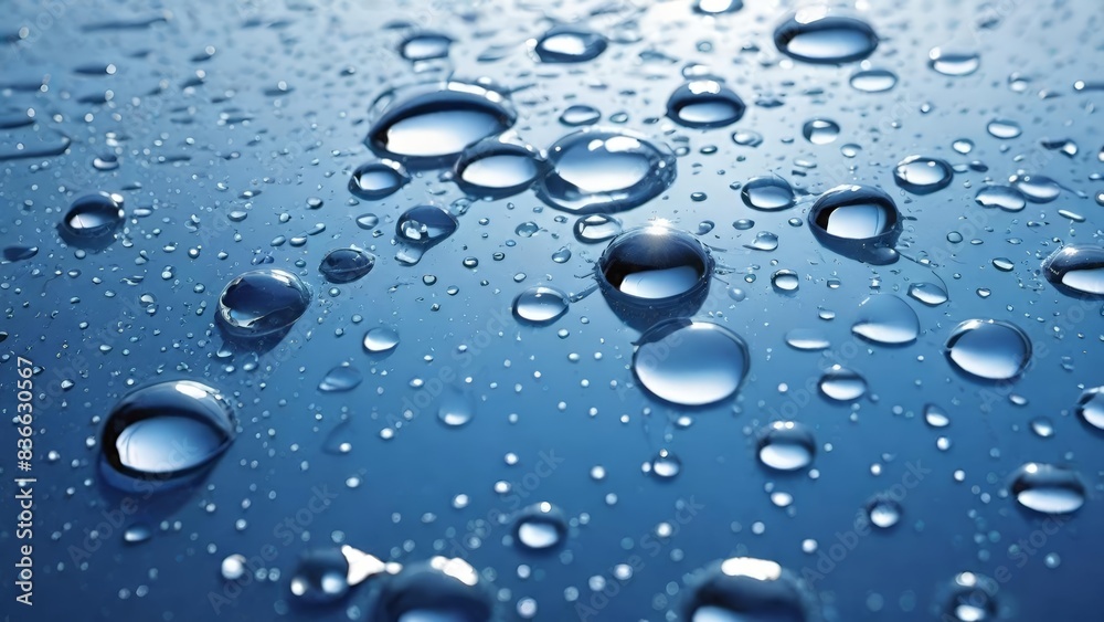 Macro Water Droplets on Surface
Macro Water Droplets on Surface