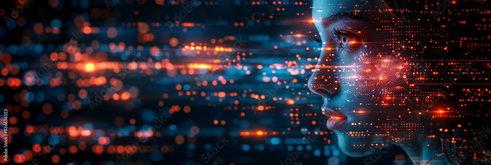 Digital background for tech, AI, neural networks, data, audio, graphics Digital background for tech, AI, neural networks, data, audio, graphics