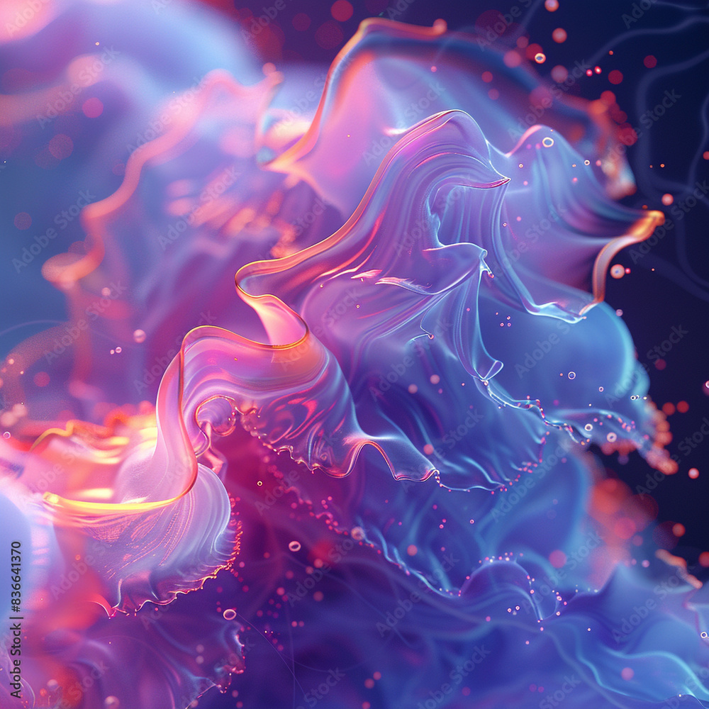 Obraz premium Create Fluid Animation With Fluid Effects Animations Seam
