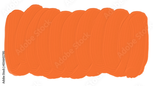 Orange oil brush stroke background